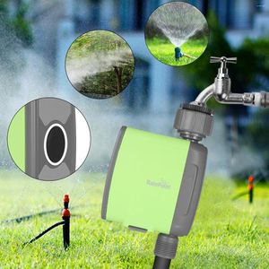 Watering Equipments Programmable BT Water Timer Hose Faucet Outdoor Battery Operated Flow Meter Automatic Sprinkler System