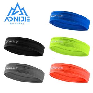 Sweatband Aonijie E4086 Träning pannband utan slip Svettbandshandband Soft Stretchy Bandana Running Yoga Gym Fitness Running 230603