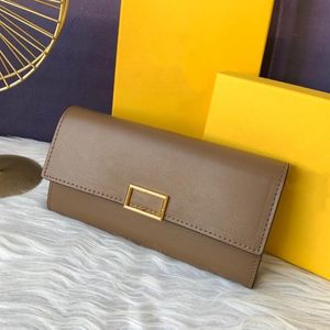 Designer Wallet Luxury Purse Fold Zipper Wallets Women HandBags Tote Real Leather Bags Lady Clutch Purses Duffle Luggage By Fenhong Bag