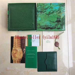 5pcs Luxury High Quality Green Watch Original Box GMT 116610 116600 116500 116710 Brochure certificate gift present man woman Watc288K