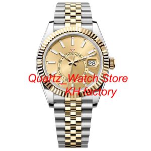 Luxury Men Watch Automatyczny ruch mechaniczny zwyczajne zegarki Pasek ze stali nierdzewnej 42 mm Waterproof Waterproof Dift Birthday Prezent Montres