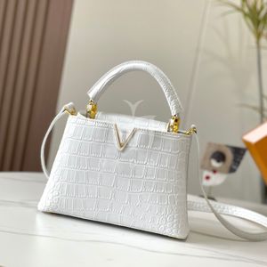 Sacos de noite de luxo sacola designer mulheres bolsa crossbody saco de alta qualidade crocodilo impressão designer tote bolsa de ombro senhoras corpo cruz