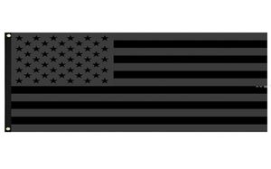 3x5ft Black American Flag Polyester No Quarter Will Be Given US USA Historical Protection Banner Flag DoubleSided Indoor Outdoor 1923037