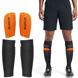 Elbow Knee Pads WOSWEIR 1 Pair Soccer Football Shin Guard Teens Socks Pads Professional Shields Legging Shinguards Sleeves Protective Gear 230603