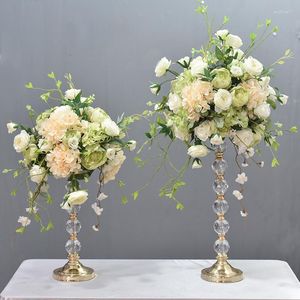 Decorative Flowers High-quality Flower Ball Silk Simulation Wedding T Stage Road Leads Supplies Layout Props