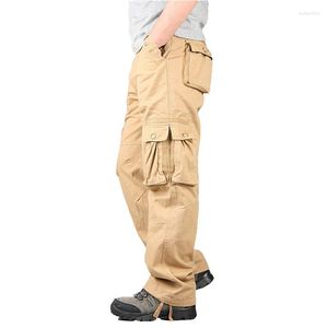 Men's Pants Overalls Spring Mens Baggy Cargo Khaki Military Men Trousers Casual Cotton Tactical Pant Army Pantalon Militaire Homme