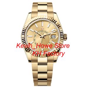 Mężczyźni Watch 42 mm Sapphire Glass Automatyczne zegarki mechaniczne Wysokiej jakości niebo dhgate męskie zegarek Pełna stal nierdzewna Wodoodporna luksusowe luksusowe zegarek