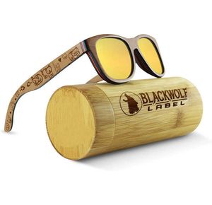 High quality sunglasses with stone wood sunglasses recycled sun glasses polarized sunglasses man