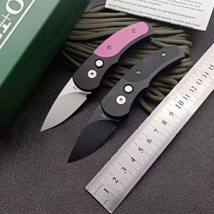 Runt J4 Single Action Automatic Folding Knife 1 96 Inch 154-CM Steel Blade T6 Aeronautical Aluminum Handle EDC Tool Pocket Auto Kn267v