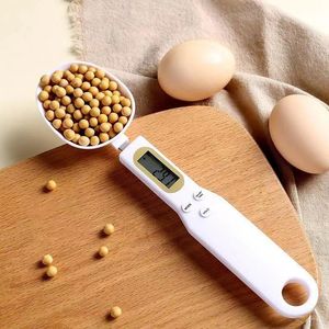 Digital Kitchen Scale Spoon LCD Display Electronic Measuring Household Supplies Food Weight 500/0.1g Gram QH43