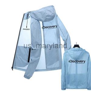 Koszule zewnętrzne 2023 Discovery Ultra Light Jacket Men Camping Suncreen UV Ochrona przeciwsłoneczna Ubrania wędkarskie Ubrania Szybka sucha skóra wiatrówka J230605