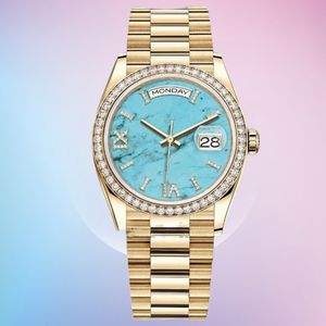 Tasarımcı Saat Erkek/Kadın Saatleri Diamond Watch Akıllı Kadınlar İzle Gül Altın Elmas Paslanmaz Çelik Çok Renkli Kayış Moda Saati Dhgates