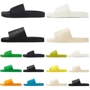 2023 Men Women Designer Slippers Sandals Slides Quilted Slider Summer Flip Flops Black Green Kiwi White Orange Parakeet Beige Mens Outdoor Slipper Sandal 35-45