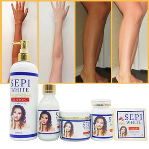 Sun Gluta Master Sepi White Strong Bleaching Skin Set Whitening Evens Skin Tone Smooth Soft Skin Keep Radiant Face Body SkinCare Kit