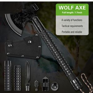 Screwdrivers Tactical Axe Multi Tool Kit Tomahawk Axes Hand Tool Fire Axe Hatchet for Camping Hunting Survival Outdoor Activities Mens Gift