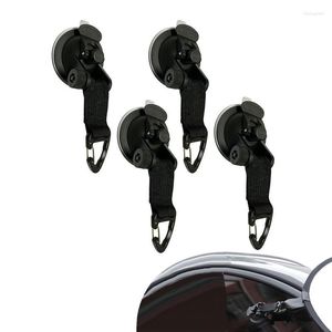 Hooks Suction Universal Boat Cups 4 Pcs Camping Accessories Heavy Duty Lock Grip Mountaineering Buckle For Travel