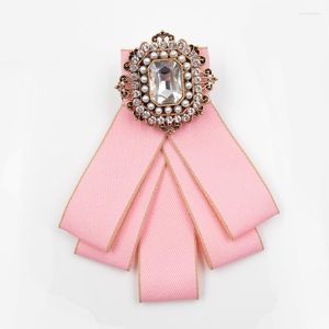 Broches CINDY XIANG Tecido Vintage Feito à Mão Laço Feminino Gravata Material Importado Acessórios para Festa de Casamento Alta Qualidade