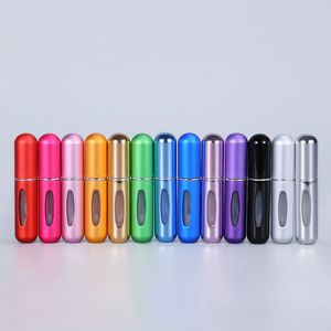 5ml Taşınabilir Mini Doldurulabilir Parfüm Şişesi Sprey Koku Pompası Boş Kozmetik Kaplar Seyahat Araçları için Atomizer Şişe