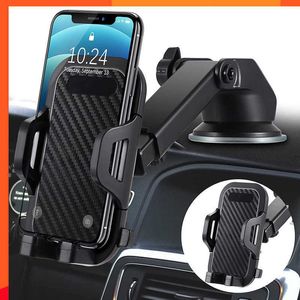 Novo suporte de telefone universal para carro suporte de telefone celular para carro suporte de telefone mãos livres para painel de ventilação de ar do pára-brisa