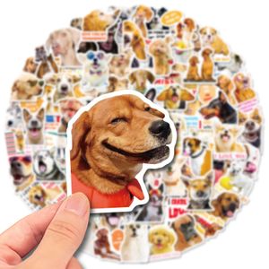 Adesivos de carro 50pcs 100pcs cães de skate à prova d'água para cães para capacete NCE Diário de lápis Planejador de laptop Decoração Livro de decoração alb dhmlv