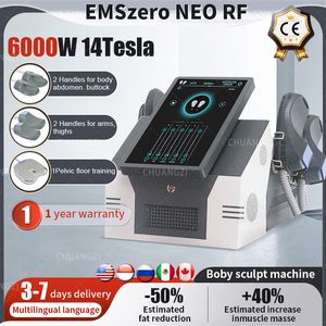 Emszero 14 Tesla 6000W Neo EMS Muscle Muscle Sculpting and Slimming Teavy Meature