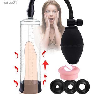 Other Panties Penis Pump Vacuum Pump for Penis Enlargement Male Erection Cock Pump Masturbator Penis Trainer Adult Sex Toys Elon L230518