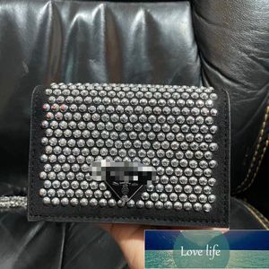 Atacado Mini All-Match Diamond Rhinestone Lady Joker Chain Messenger Bag Pacote de Batom Primavera e Verão Novo