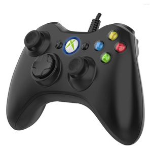 Oyun Denetleyicileri Çift Titreşim USB Kablolu Denetleyici PC Windows 7/8 /8.1/10/ Microsoft Xbox360/Xbox 360 Slim Joystick