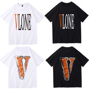 Luxury V designer t shirt mens sweatshirt print short sleeved T-shirt men women pullover tee Mens Stylist vlone T shirt Men Clothing Fashion Tshirt plus size Y1