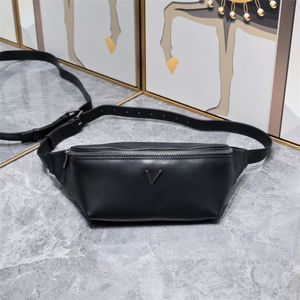 Designer Genuine Leather Black handbag Purses Womens Men BumBag Waist pouch bag Belt Women Pocket Bags Fashion Tote
