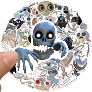 50PCS 3D Halloween Doodle Stickers Guitar Decor For Car Laptop Fridge Helmet Ipad Bicycle Phone Motorcycle PS4 Book Pvc Skateboard DIY Decals