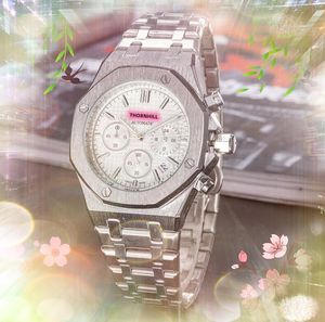 Słynny kwarc automatyczny miłośnicy daty Watch 42 mm Premium Stael Stal Stael Ruch zegarowy zegar Sapphire Sapphire soczewki Luminous Nurving Analog Casual Randwatch