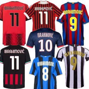 Koszulki piłkarskie Ibrahimovic 23 24 Retro Football Shirt 11 12 Klasyczne koszule piłkarskie Barca 09 10 Zestaw vintage