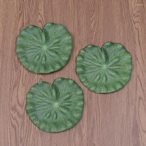 Decorative Flowers Artificial Plants Floating Pond Lily Pads Leaves Decoration
