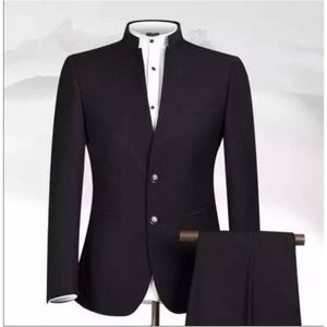 Suits męski najnowszy projekt Tuxedo Suxedo Suxedo Made in China Formal Business for Men Wedding Groom Blazer Zestawy 2 sztuki