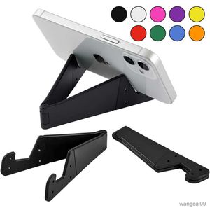 Cell Phone Mounts Holders Universal Pocket-Sized Colorful Portable Foldable Model Mobile Phone Holder For Cellphones Kindles R230605