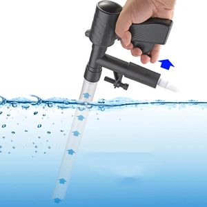 Verktyg Aquarium Fish Tank Water Change Pump Aquarium Cleaning Tool Water Changer Gravel Cleaner Siphon Filter Pump Manual