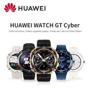 New Huawei Watch GT Cyber​​ Bluetoothコールスリープ心拍数検出スポーツ防水汎用ダイヤルGPSスマートウォッチ