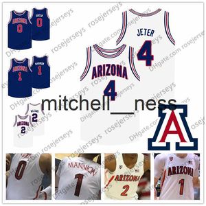 Mit8 NCAA Arizona Wildcats # 2 Brandon Williams 3 Dylan Smith 4 Chase Jeter Jemarl Baker Jr. 10 Bibby Ayton Iguodala Deandre Mike Andre Jersey