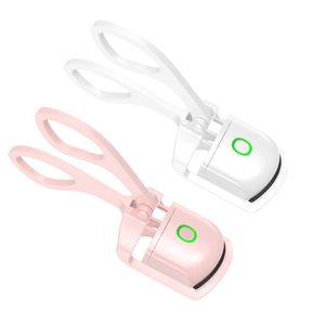 Pink Electric Eyelash Curler Fast Heating Portable Eyelash Device Electric Eyelash Clip
