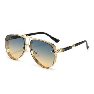 custom fashion designer sunglasses 2022 luxury metal shades aviation women men sun glasses