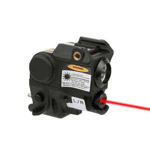 Universal Compact Red Green Dot Laser Sight for Picatinny Rail Mini Scout Torch Lanterna Glock CZ 75 Taurus G2c-Red