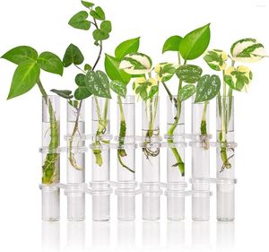 Vaser nordisk stil glas rör vas blommor hydroponics växt container hem dekoration tillbehör blomma blomkruamma för
