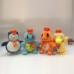 Atacado anime Pocket series animal de estimação usando chapéu cachecol brinquedos de pelúcia jogos infantis Playmate empresa atividade presente decoração do quarto