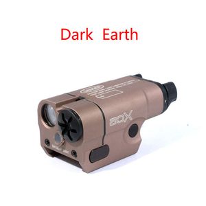 XC2 Laser Light Compact Pistol Flashlight With Red Dot Laser Tactical LED MINI White Light 200 Lumens Airsoft Flashlight-Gold