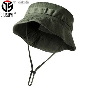 Camouflage Boonie Men Hat Tactical Army Bucket Hats Military Multicam Panama Summer Hunting Hiking Fishing Outdoor Sport Sun Cap L230523