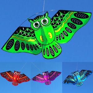 Kite Accessories 3D Owl Kids Toys Funny Outdoor Sports Classic Activity Game With Tail For Children Early Learning Educational 230605