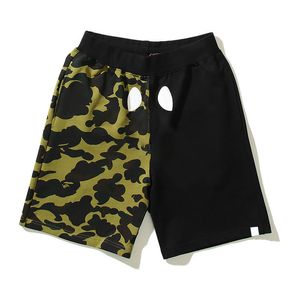 Herren-Shorts, Designer-Shorts, Herren-Badeshorts, Strandhose zum Schwimmen, Street-Hipster, Hipster-Druck, Mesh Shark Camo, im Dunkeln leuchtende Sport-ShortsGMR5