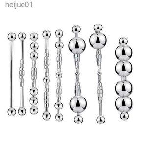 Massage Toy Urin Catheter Metal 304 Urethral Expansion Horse Eye Stick Manlig apparat Masturbation L230518