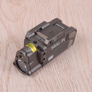 US Lager Tactical Sbal-Pl Light IR Red Laser Sbal Gun Flashlight Combo Shooting Hunting Airsoft Pistol Rifle Light-Gold